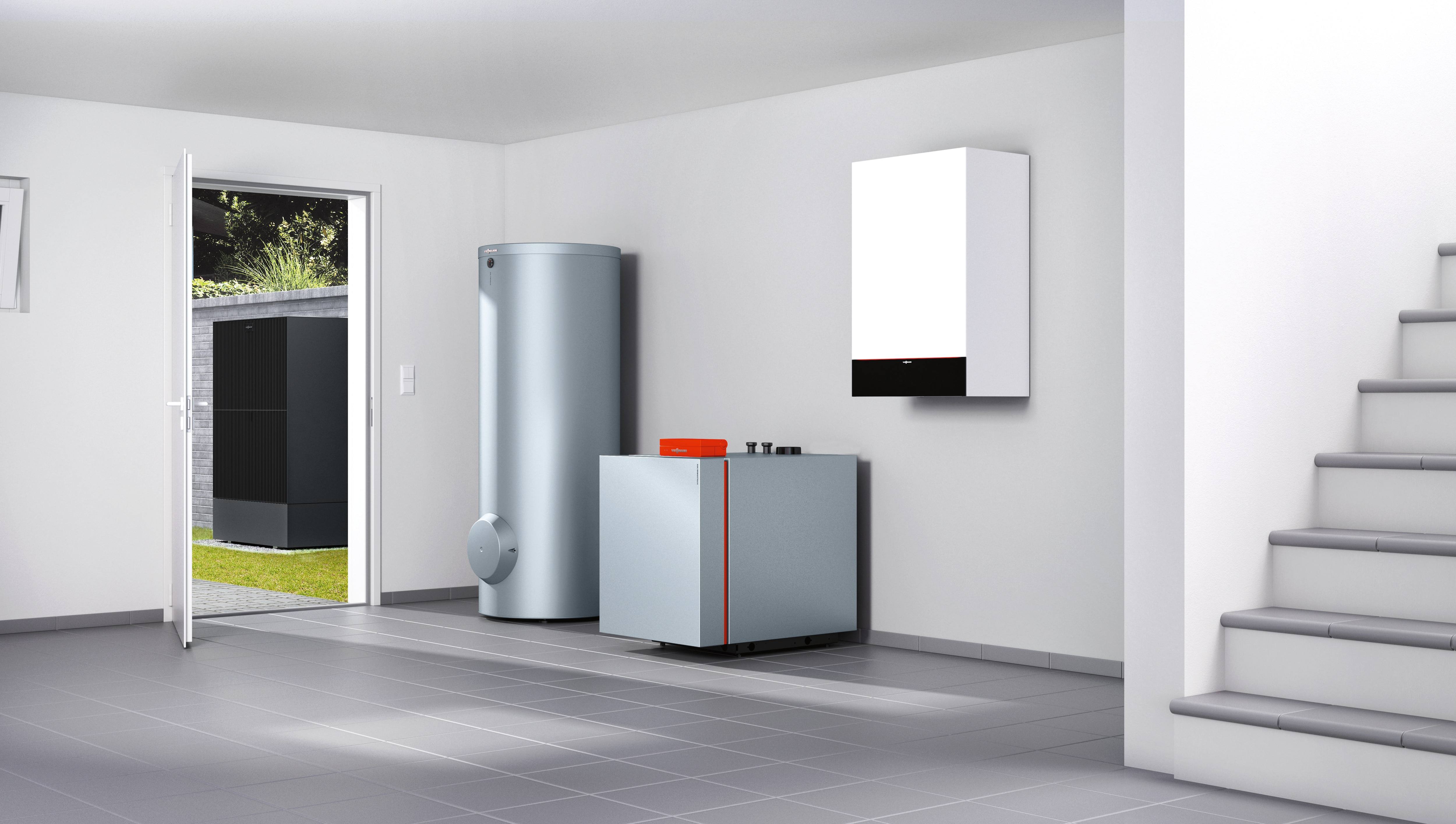 Viessmann Vitocal 250-AH Wärmepumpe im Außeneinsatz